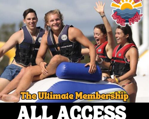 ULTIMATE ALL ACCESS Membership - All Year - Wakepark. Aquapark. Barrapark