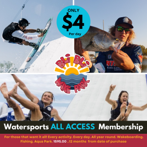 ULTIMATE ALL ACCESS Membership - All Year - Wakepark. Aquapark. Barrapark