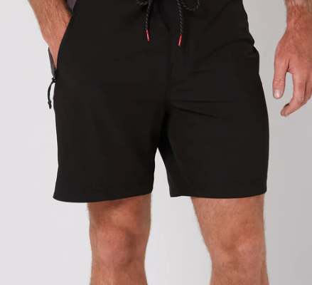 Follow Water Boardie Black
